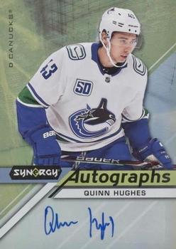 2020-21 Upper Deck Synergy - Autographs #A-QH Quinn Hughes Front