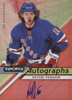 2020-21 Upper Deck Synergy - Autographs Red #A-AP Artemi Panarin Front