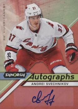 2020-21 Upper Deck Synergy - Autographs Red #A-AS Andrei Svechnikov Front