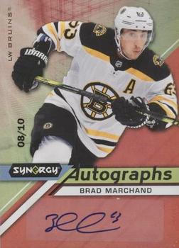 2020-21 Upper Deck Synergy - Autographs Red #A-BM Brad Marchand Front