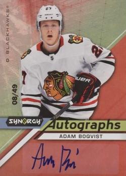 2020-21 Upper Deck Synergy - Autographs Red #A-BO Adam Boqvist Front