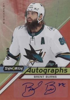 2020-21 Upper Deck Synergy - Autographs Red #A-BU Brent Burns Front