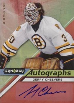 2020-21 Upper Deck Synergy - Autographs Red #A-GC Gerry Cheevers Front
