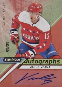 2020-21 Upper Deck Synergy - Autographs Red #A-JV Jakub Vrana Front