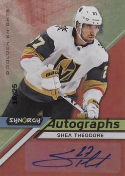 2020-21 Upper Deck Synergy - Autographs Red #A-ST Shea Theodore Front