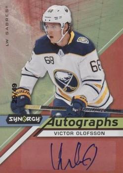 2020-21 Upper Deck Synergy - Autographs Red #A-VO Victor Olofsson Front