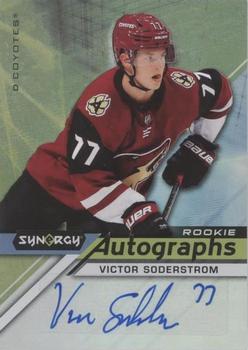 2020-21 Upper Deck Synergy - Autographs Rookies #AR-VS Victor Soderstrom Front