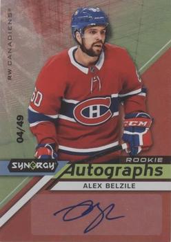 2020-21 Upper Deck Synergy - Autographs Rookies Red #AR-AB Alex Belzile Front