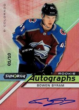 2020-21 Upper Deck Synergy - Autographs Rookies Red #AR-BB Bowen Byram Front