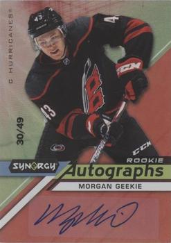 2020-21 Upper Deck Synergy - Autographs Rookies Red #AR-MG Morgan Geekie Front