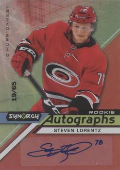 2020-21 Upper Deck Synergy - Autographs Rookies Red #AR-SL Steven Lorentz Front
