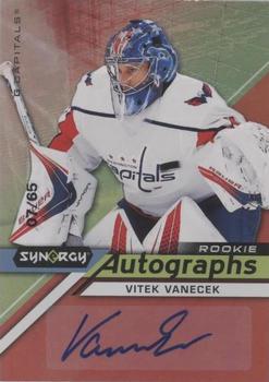 2020-21 Upper Deck Synergy - Autographs Rookies Red #AR-VV Vitek Vanecek Front