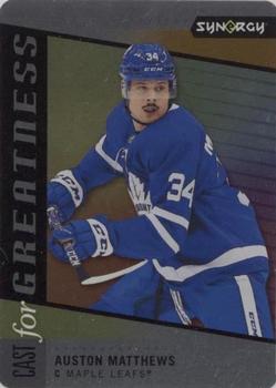 2020-21 Upper Deck Synergy - Cast for Greatness #CG-1 Auston Matthews Front
