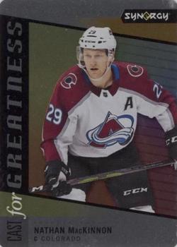 2020-21 Upper Deck Synergy - Cast for Greatness #CG-5 Nathan MacKinnon Front