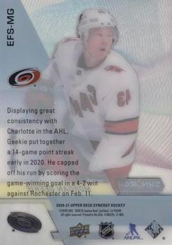 2020-21 Upper Deck Synergy - Exceptional Futures #EFS-MG Morgan Geekie Back