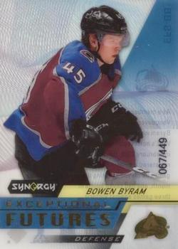 2020-21 Upper Deck Synergy - Exceptional Futures Gold #EFS-BB Bowen Byram Front