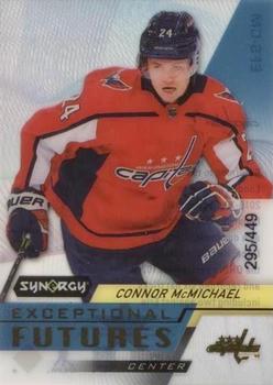 2020-21 Upper Deck Synergy - Exceptional Futures Gold #EFS-CM Connor McMichael Front