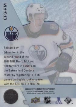 2020-21 Upper Deck Synergy - Exceptional Futures Gold #EFS-RM Ryan McLeod Back