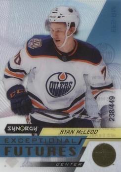 2020-21 Upper Deck Synergy - Exceptional Futures Gold #EFS-RM Ryan McLeod Front