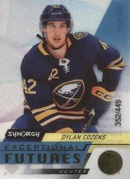 2020-21 Upper Deck Synergy - Exceptional Futures Gold #EFS-DC Dylan Cozens Front