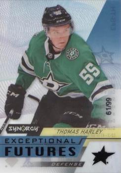 2020-21 Upper Deck Synergy - Exceptional Futures Black #EFS-TH Thomas Harley Front
