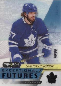 2020-21 Upper Deck Synergy - Exceptional Futures Black #EFS-TL Timothy Liljegren Front