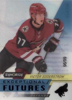 2020-21 Upper Deck Synergy - Exceptional Futures Black #EFS-VS Victor Soderstrom Front