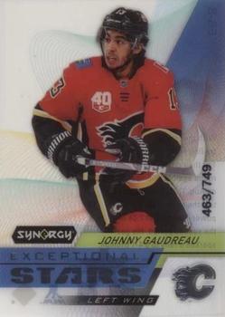 2020-21 Upper Deck Synergy - Exceptional Stars #ES-8 Johnny Gaudreau Front