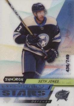 2020-21 Upper Deck Synergy - Exceptional Stars #ES-20 Seth Jones Front