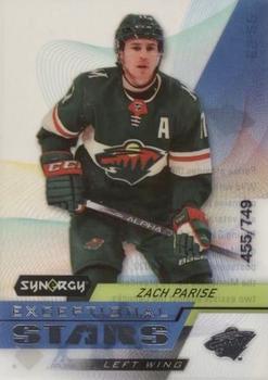 2020-21 Upper Deck Synergy - Exceptional Stars #ES-22 Zach Parise Front