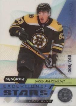 2020-21 Upper Deck Synergy - Exceptional Stars #ES-26 Brad Marchand Front