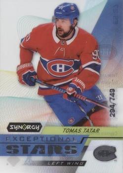 2020-21 Upper Deck Synergy - Exceptional Stars #ES-27 Tomas Tatar Front