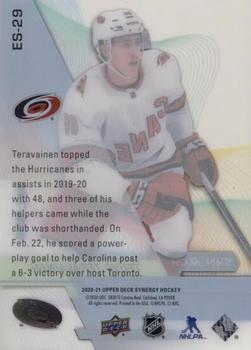 2020-21 Upper Deck Synergy - Exceptional Stars #ES-29 Teuvo Teravainen Back