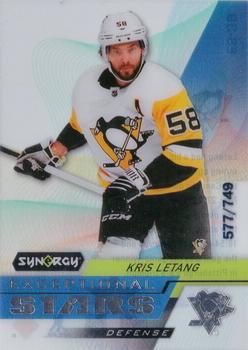 2020-21 Upper Deck Synergy - Exceptional Stars #ES-39 Kris Letang Front