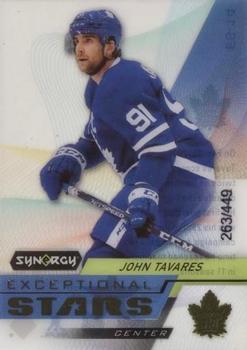 2020-21 Upper Deck Synergy - Exceptional Stars Gold #ES-14 John Tavares Front