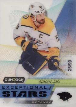 2020-21 Upper Deck Synergy - Exceptional Stars Black #ES-18 Roman Josi Front