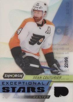 2020-21 Upper Deck Synergy - Exceptional Stars Black #ES-25 Sean Couturier Front