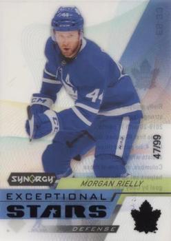 2020-21 Upper Deck Synergy - Exceptional Stars Black #ES-33 Morgan Rielly Front