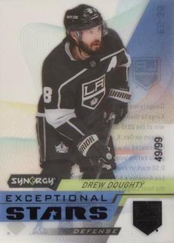 2020-21 Upper Deck Synergy - Exceptional Stars Black #ES-35 Drew Doughty Front