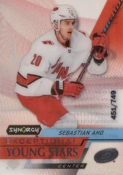 2020-21 Upper Deck Synergy - Exceptional Young Stars #EY-26 Sebastian Aho Front
