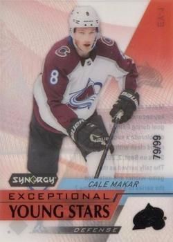 2020-21 Upper Deck Synergy - Exceptional Young Stars Black #EY-1 Cale Makar Front