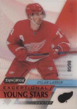 2020-21 Upper Deck Synergy - Exceptional Young Stars Black #EY-3 Dylan Larkin Front
