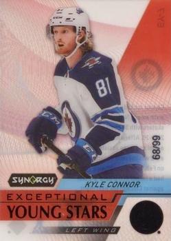 2020-21 Upper Deck Synergy - Exceptional Young Stars Black #EY-7 Kyle Connor Front