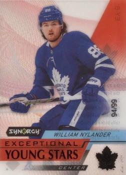 2020-21 Upper Deck Synergy - Exceptional Young Stars Black #EY-8 William Nylander Front