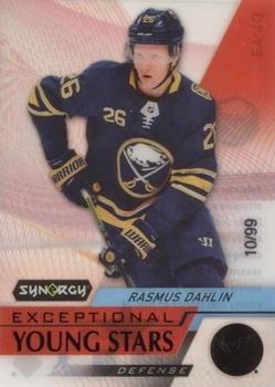 2020-21 Upper Deck Synergy - Exceptional Young Stars Black #EY-13 Rasmus Dahlin Front