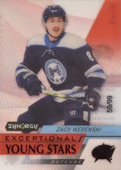 2020-21 Upper Deck Synergy - Exceptional Young Stars Black #EY-16 Zach Werenski Front