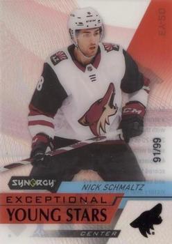 2020-21 Upper Deck Synergy - Exceptional Young Stars Black #EY-20 Nick Schmaltz Front