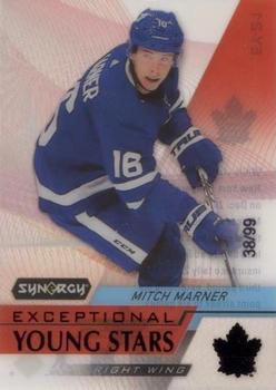 2020-21 Upper Deck Synergy - Exceptional Young Stars Black #EY-21 Mitch Marner Front