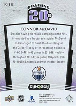 2020-21 Upper Deck Synergy - Roaring 20's #R-18 Connor McDavid Back