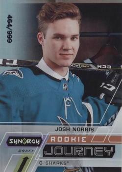 2020-21 Upper Deck Synergy - Rookie Journey Draft #RJ-JN Josh Norris Front